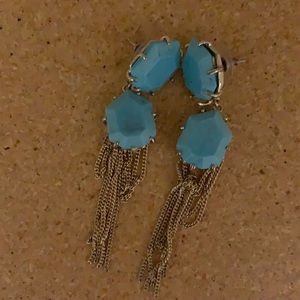 Turquoise Kendra Scott earrings